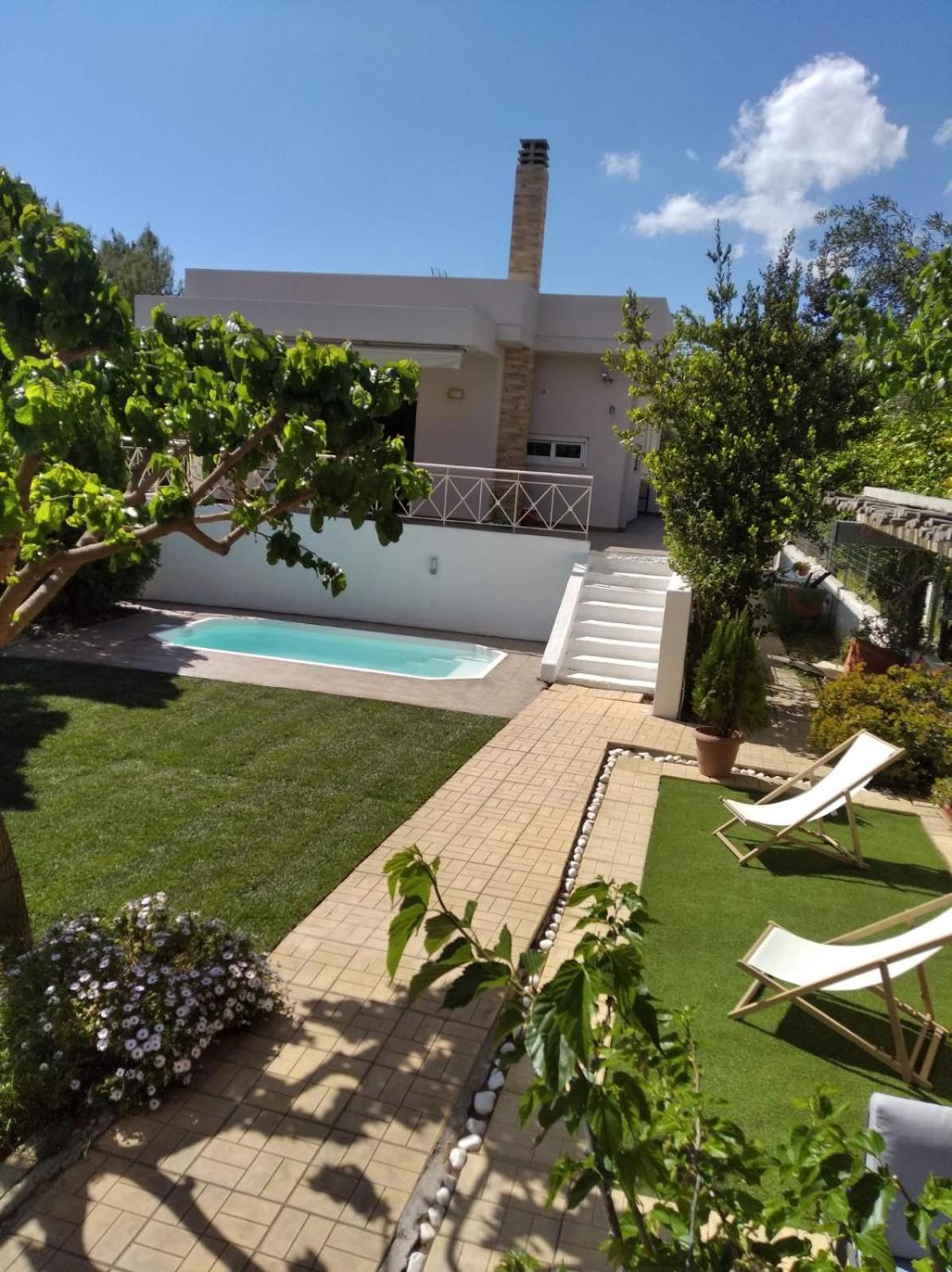 Cozy Villa Vita Lagonisi Kalivia Thorikou Dış mekan fotoğraf
