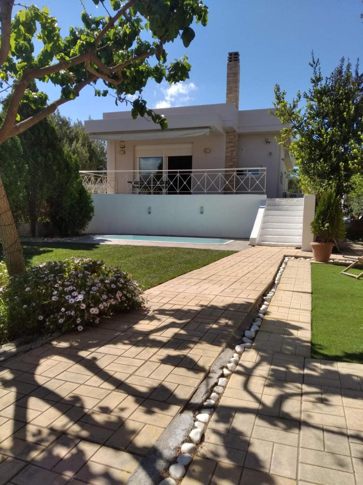 Cozy Villa Vita Lagonisi Kalivia Thorikou Dış mekan fotoğraf