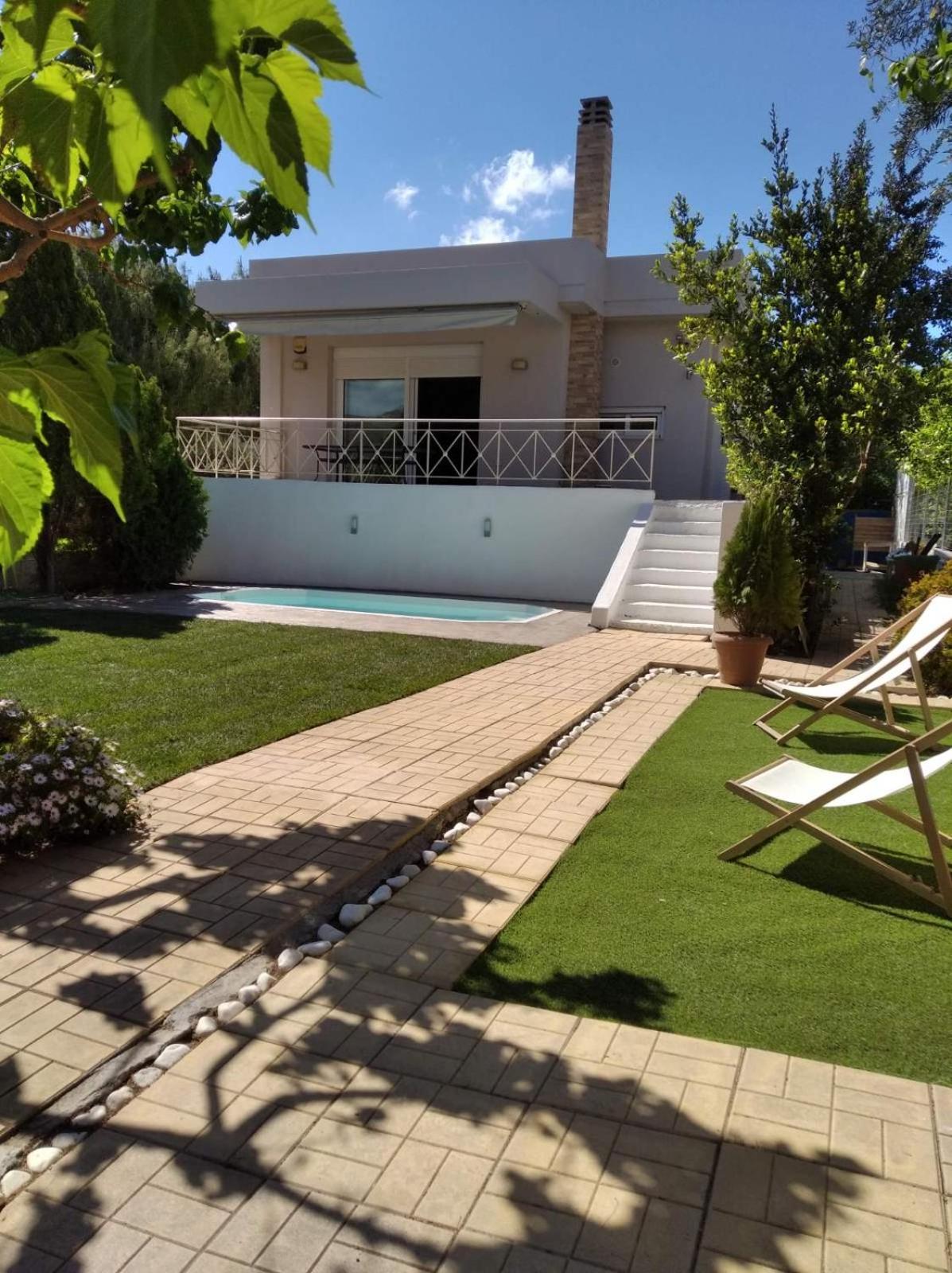 Cozy Villa Vita Lagonisi Kalivia Thorikou Dış mekan fotoğraf